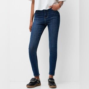 Bershka Skinny High Rise Classic Blue Denim‎ Jeans size 12